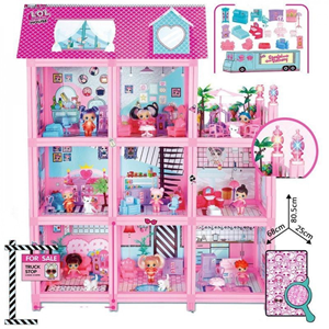 خانه سورپرایزی ال او ال LOL surprise house_اسباب بازی